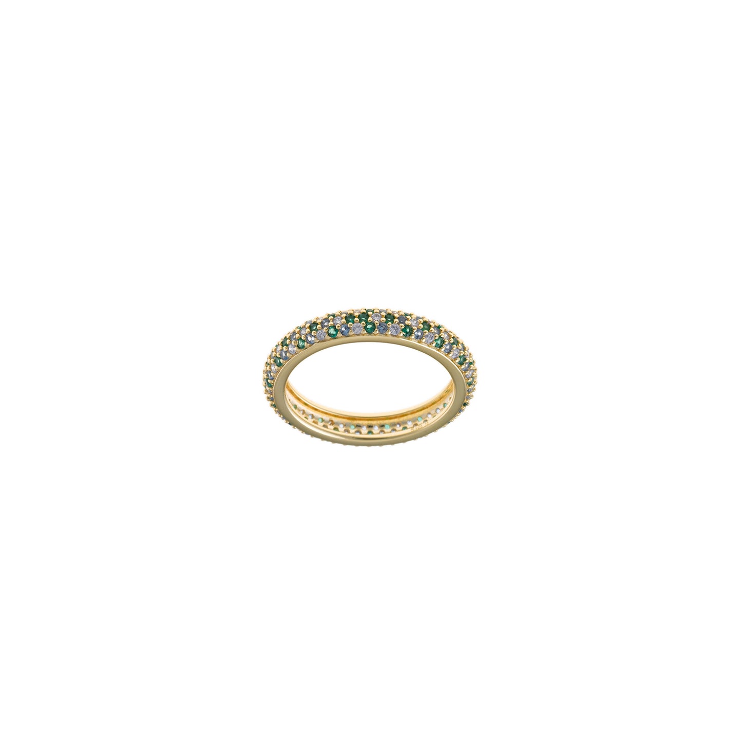 Anillo de plata con circonitas