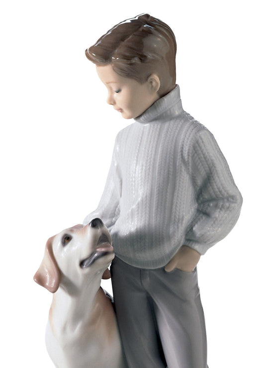 01006902 | Figura niño con perro Mi amigo más fiel