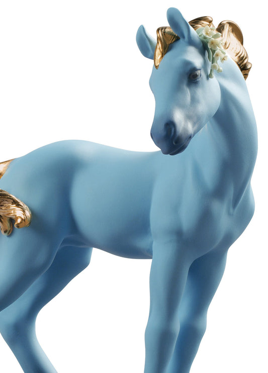 01008740 | Figura El Caballo. Azul. Serie limitada