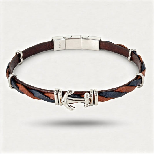 Pulsera "Aldgate" Ancla Duo | Olliver Abbott