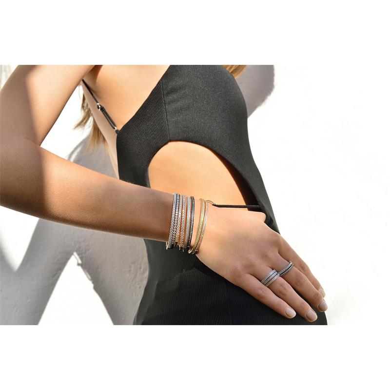 Brazalete elegante de plata