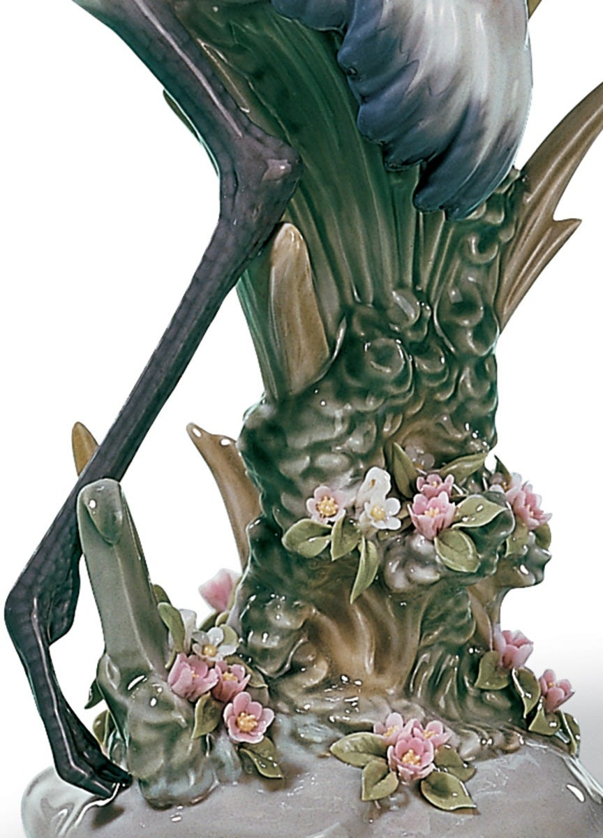 01001611 | Escultura Pareja de grullas airosas