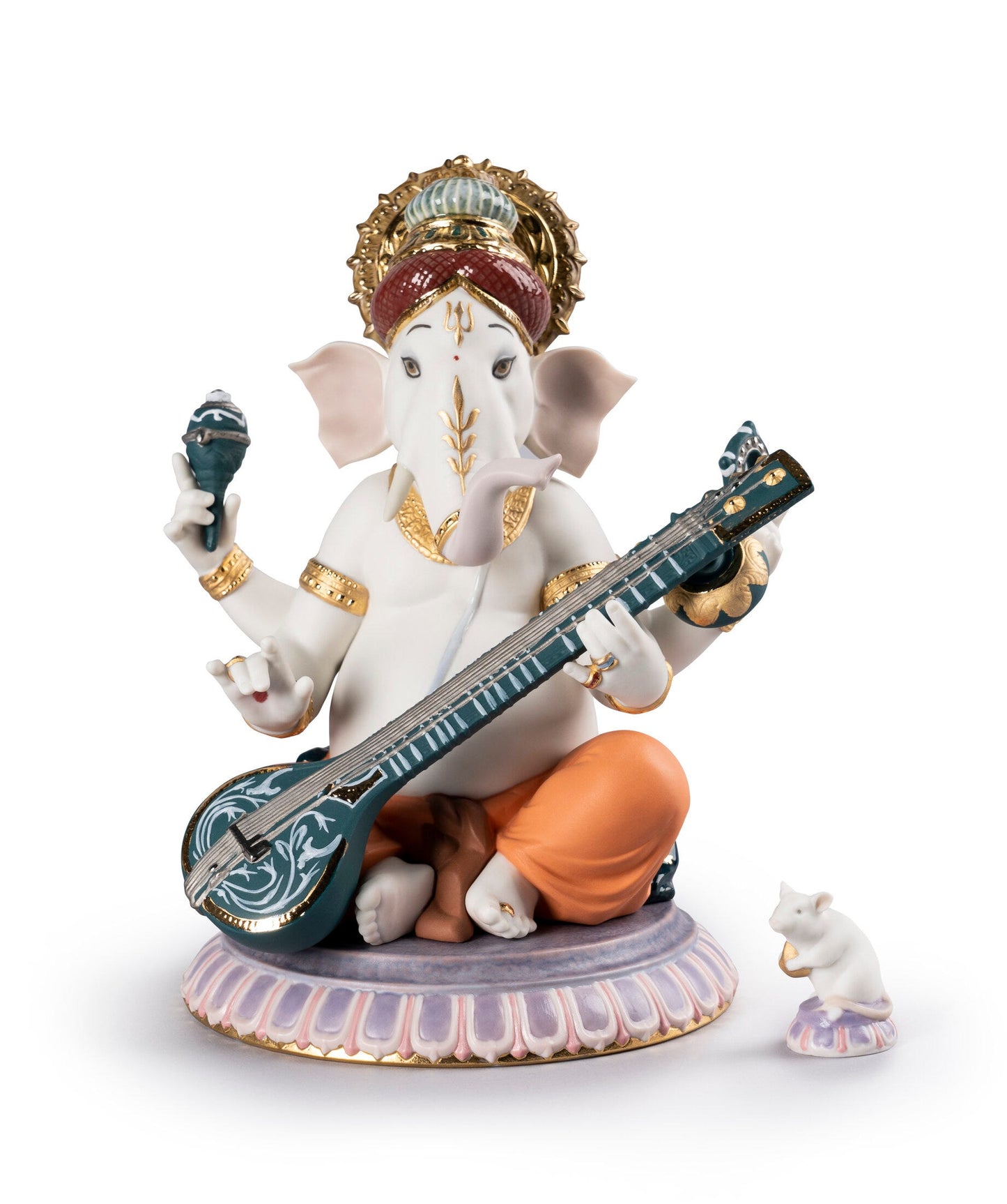 01007181 | Figura Ganesha con veena. Serie limitada