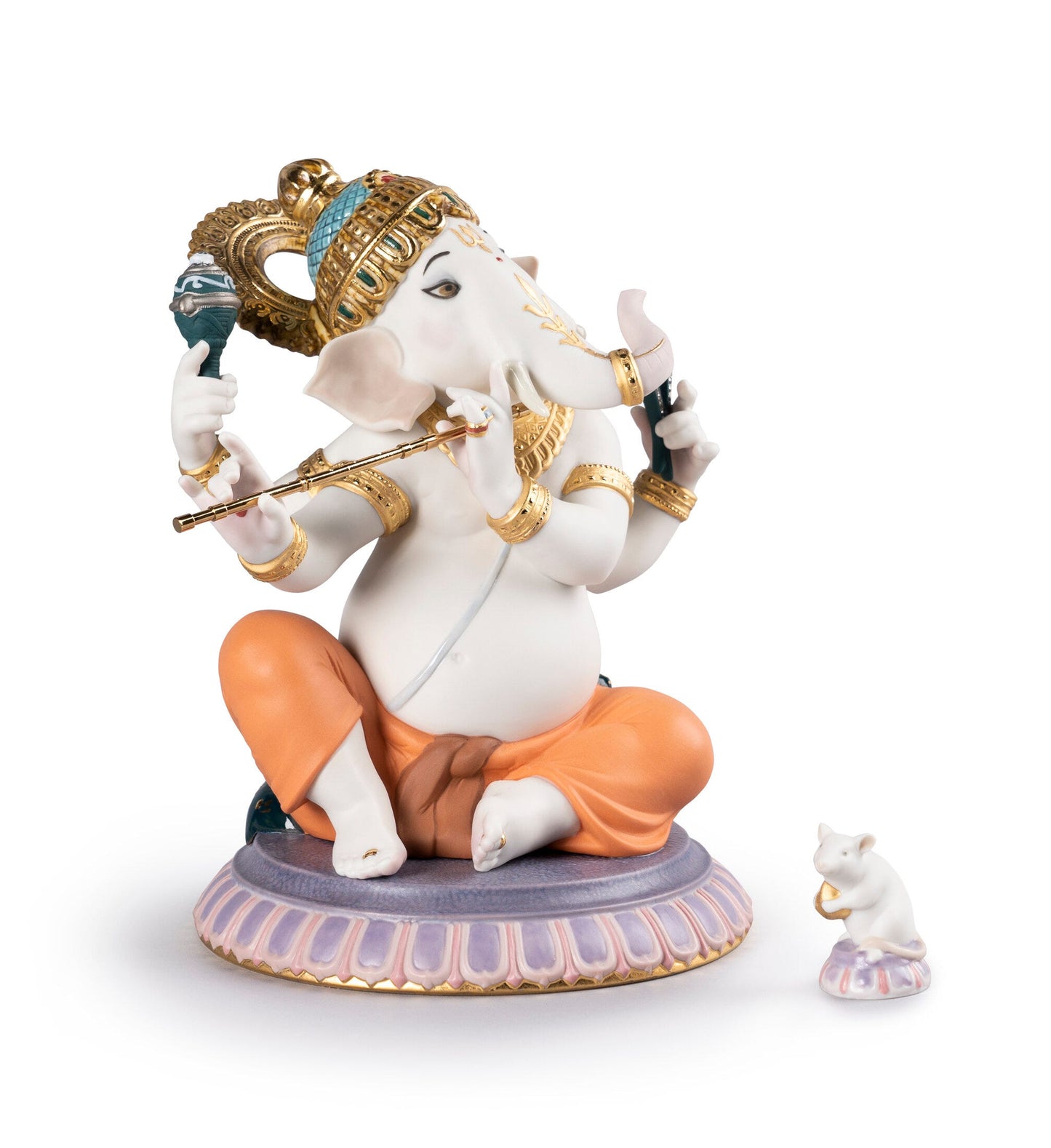 01007182 | Figura Ganesha con bansuri. Serie limitada