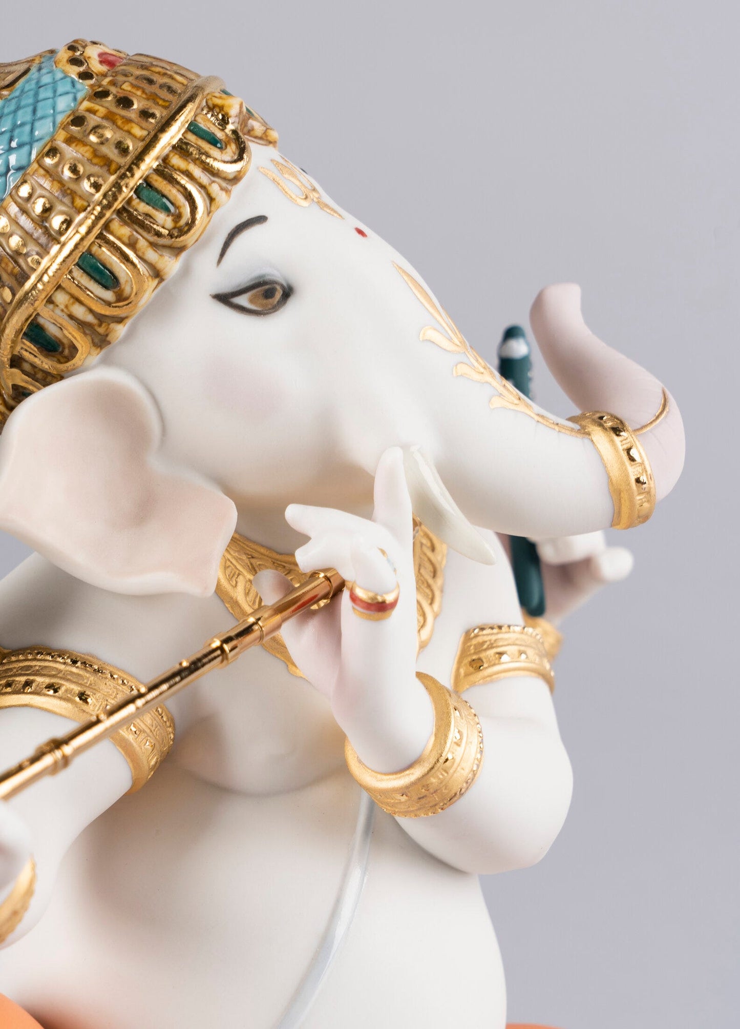 01007182 | Figura Ganesha con bansuri. Serie limitada