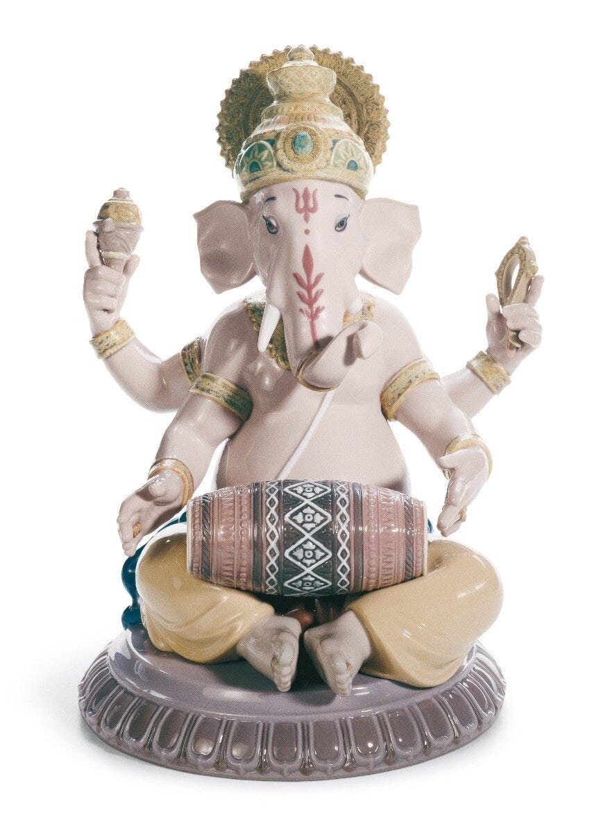 01008316 | Figura Ganesha con mridangam