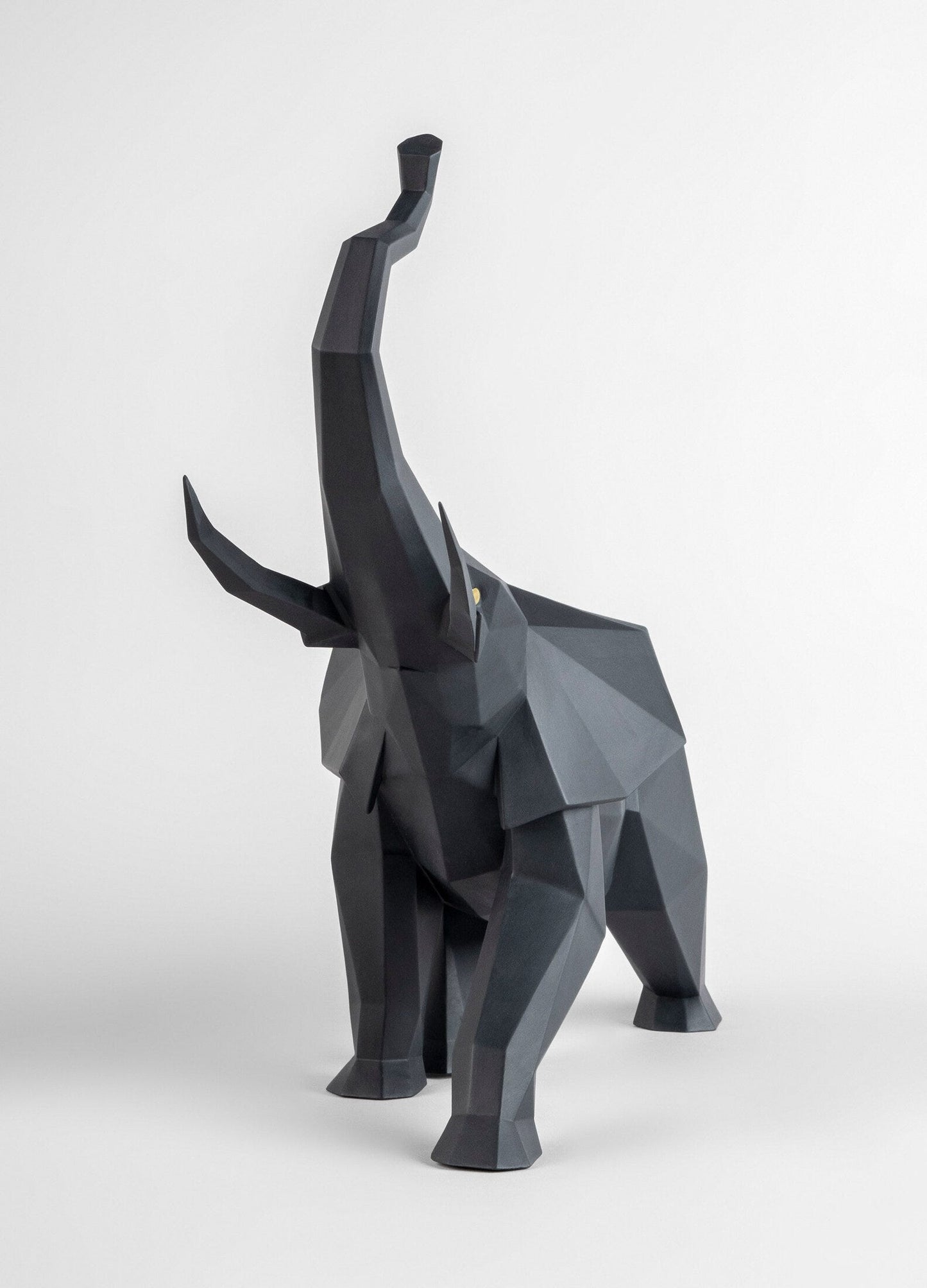 01009559 | Escultura Elefante. Negro mate