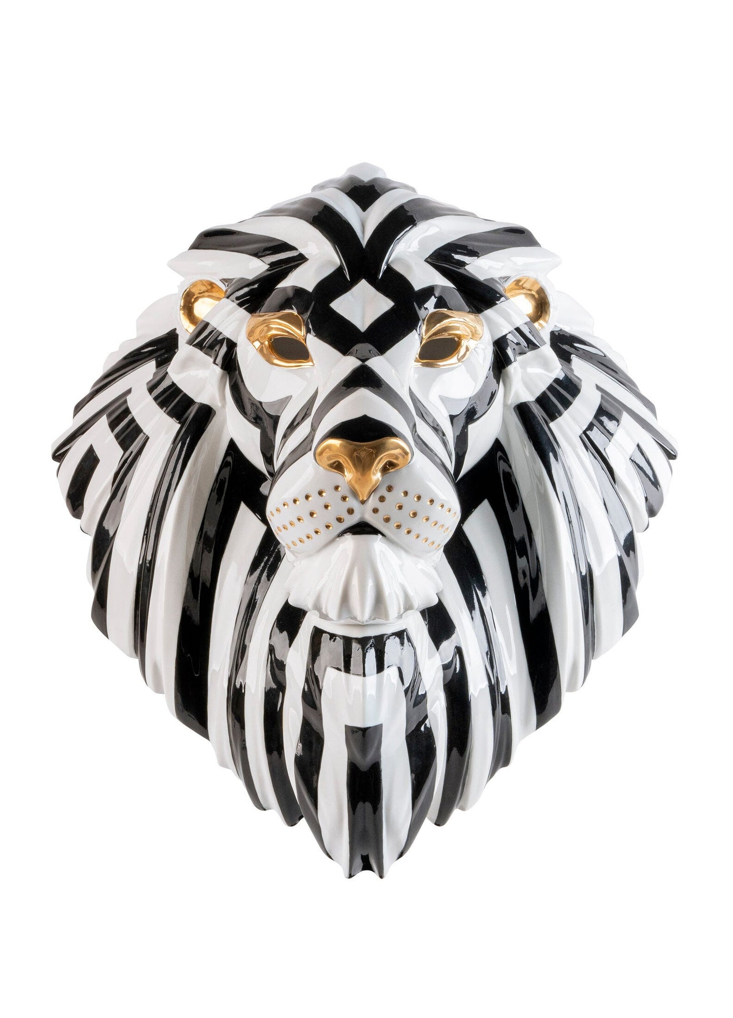 01009566 | Máscara León (negro-oro)