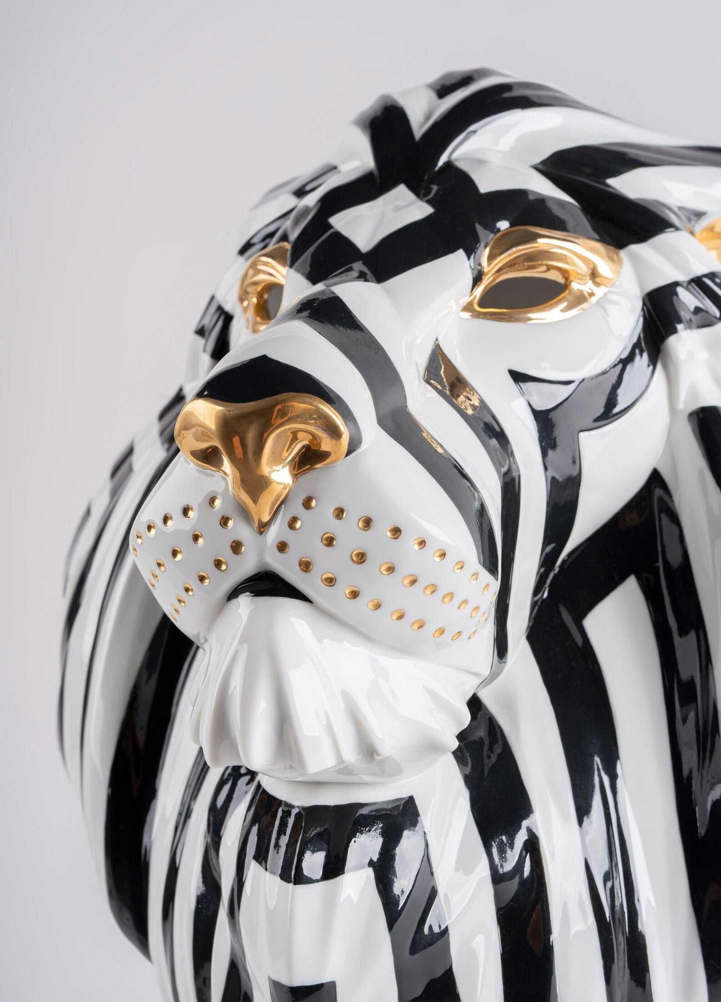 01009566 | Máscara León (negro-oro)