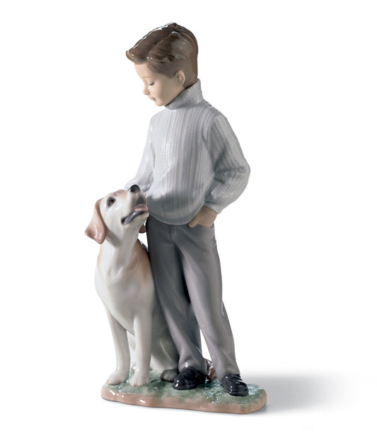 01006902 | Figura niño con perro Mi amigo más fiel