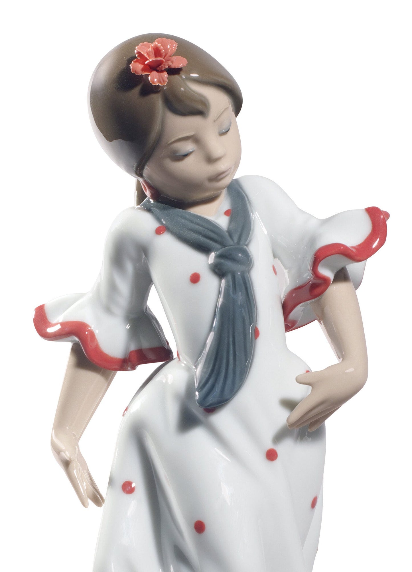 01008747 | Figura Bailaorita con los brazos abajo. Rojo