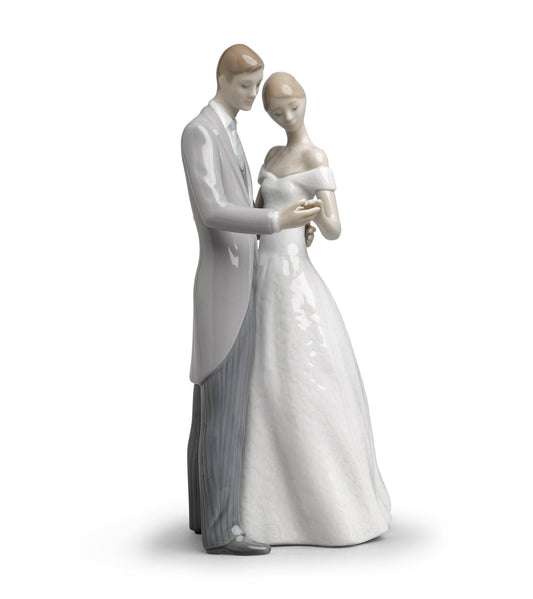 01008107 | Figura pareja de novios Unidos para siempre