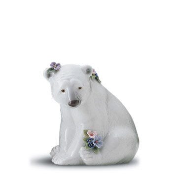 01006356 | OSITO SENTADO CON FLORES