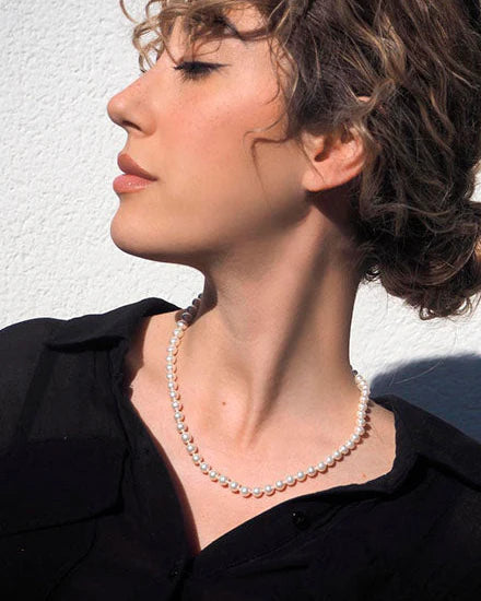 Collar Perlas 6mm de 45cm Lyra
