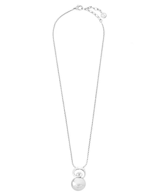 Collar Perla Oval 18mm Espiral