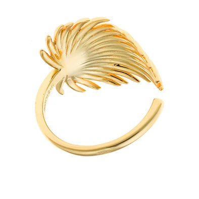 Anillo de plata con circonitas elegante