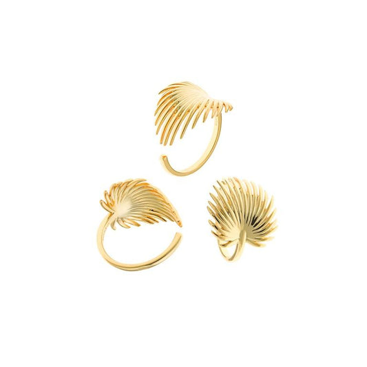 Anillo de plata con circonitas elegante