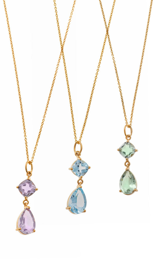 Collar chapado en dorado elegante