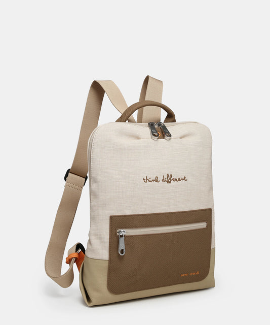 Bolso Pepe Moll Mochila Mia – Detalle especial 261330-NATURAL