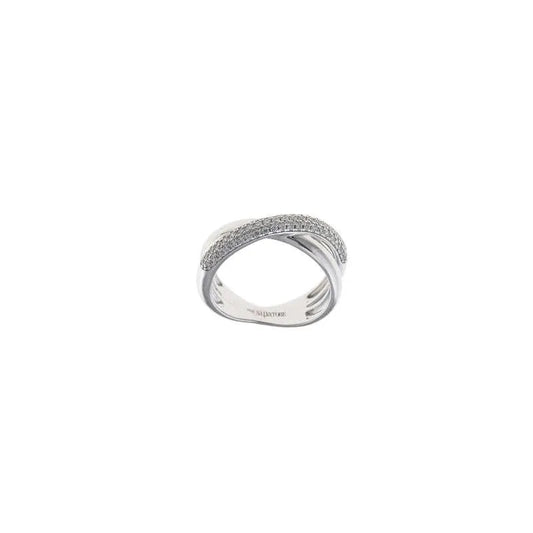 Anillo de plata con circonitas