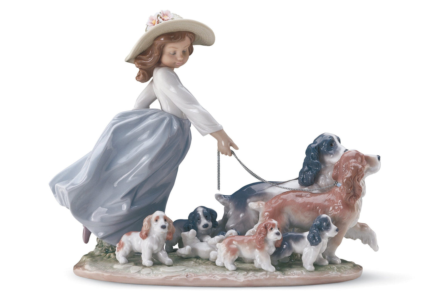01006784 | Figura niña con perros La gran familia