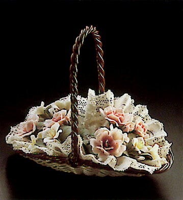 01001575 | CESTA LLANA CON FLORES