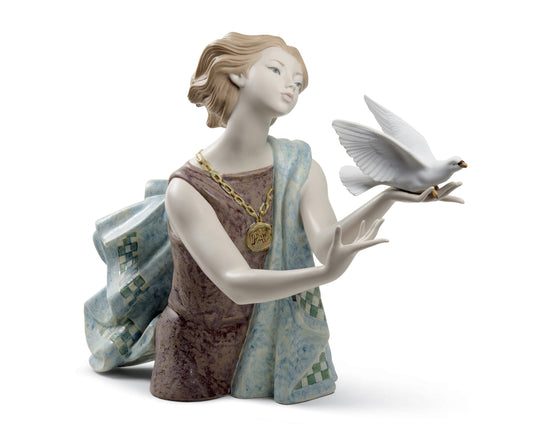 01008684 | Figura mujer Alegoría a la paz. Serie limitada