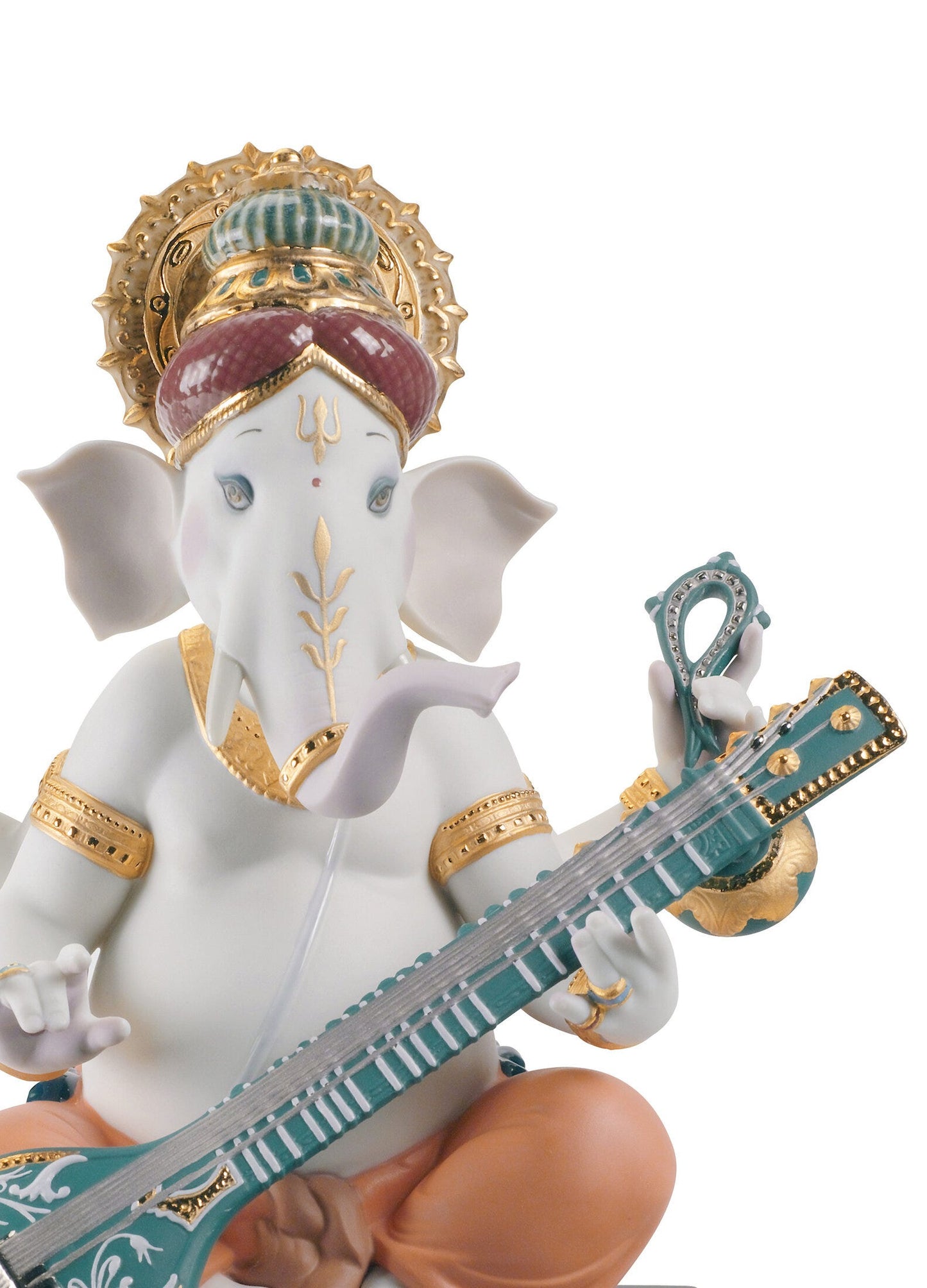 01007181 | Figura Ganesha con veena. Serie limitada
