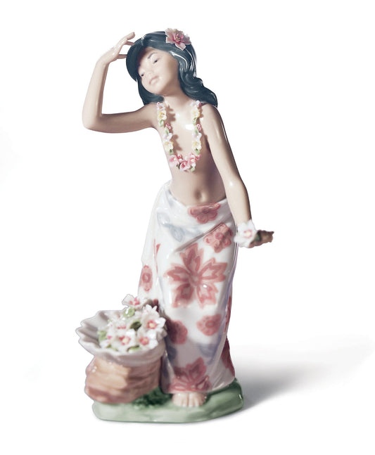 01001478 | Figura mujer Hawaiana de la concha