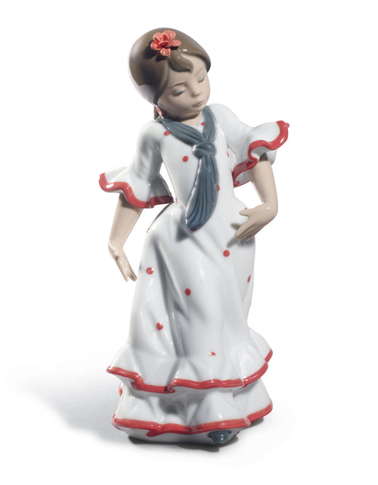 01008747 | Figura Bailaorita con los brazos abajo. Rojo