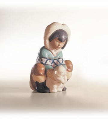 01012232 | NIÑO ESQUIMAL JOVEN CON OSITO