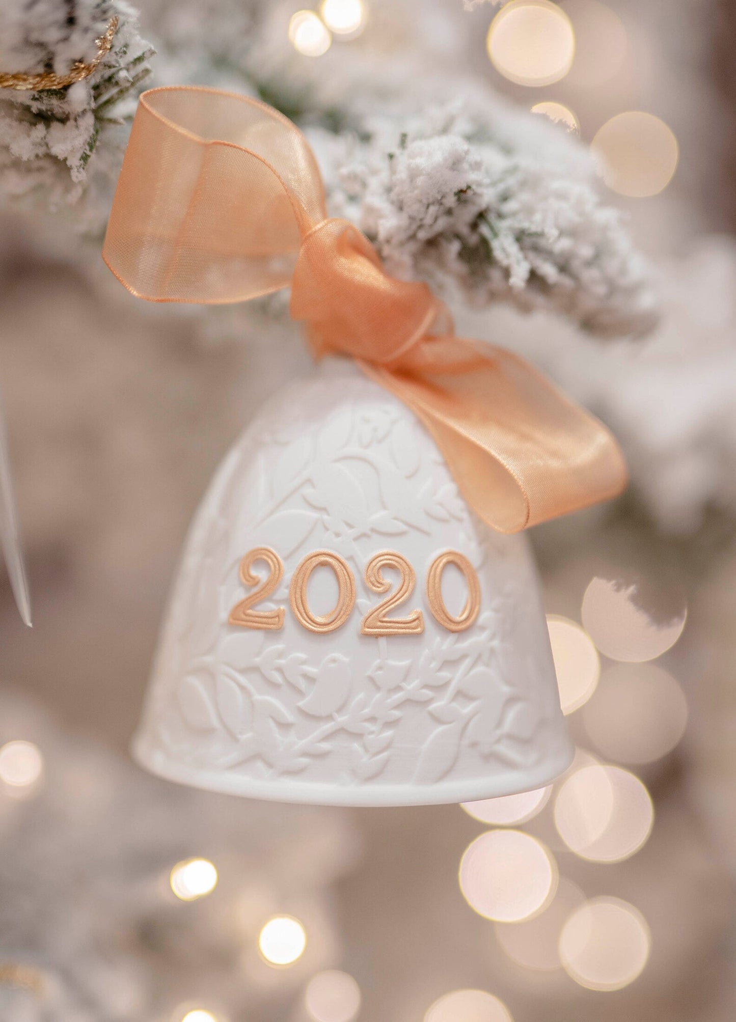 01018455 | Campana Navidad 2020. Lustre oro