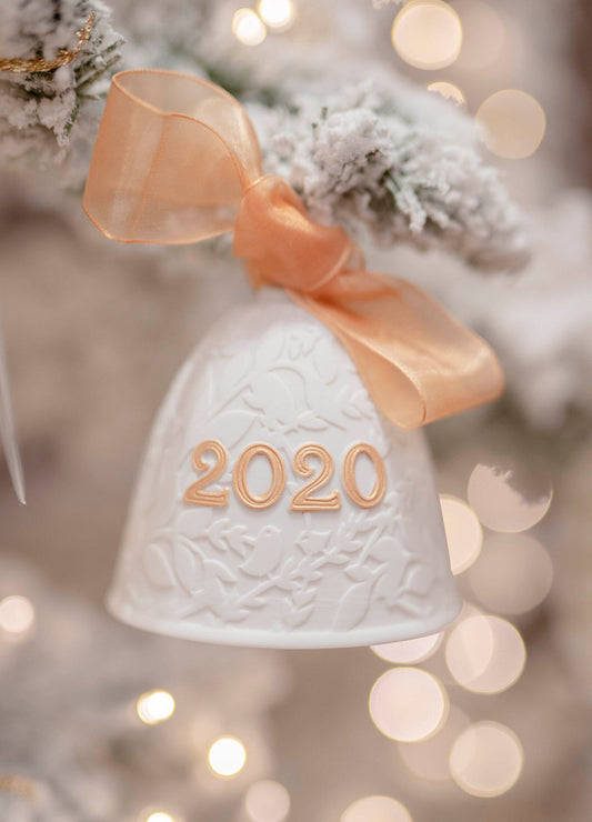 01018455 | Campana Navidad 2020. Lustre oro