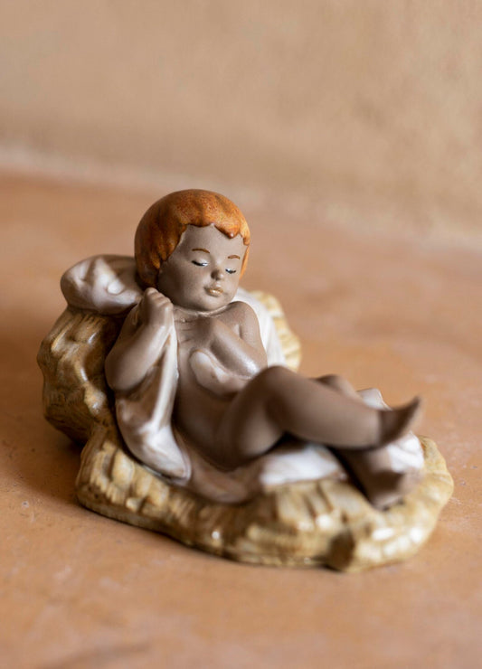 01012277 | Figura Niño Jesús en Belén. Gres