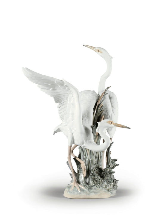 01001319 | Escultura Garzas