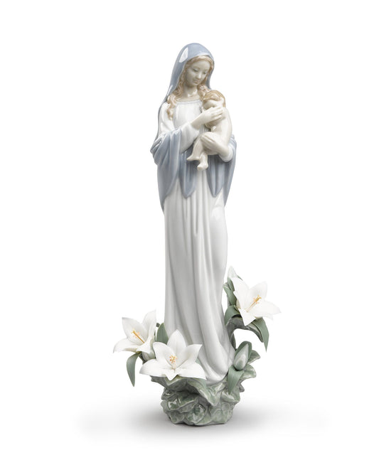 01008322 | Figura virgen Madonna de las flores