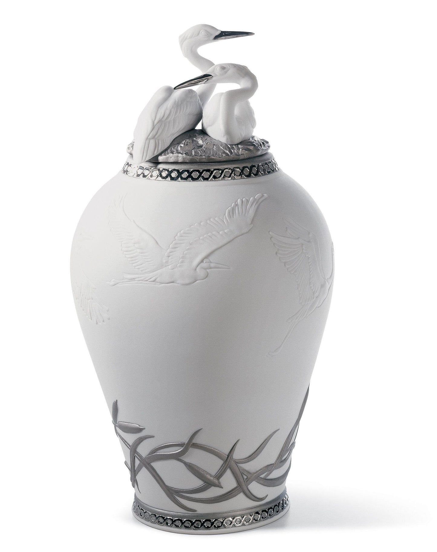 01007052 | Tibor garzas reales. Lustre plata