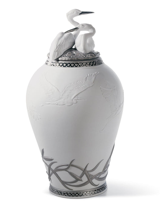 01007052 | Tibor garzas reales. Lustre plata