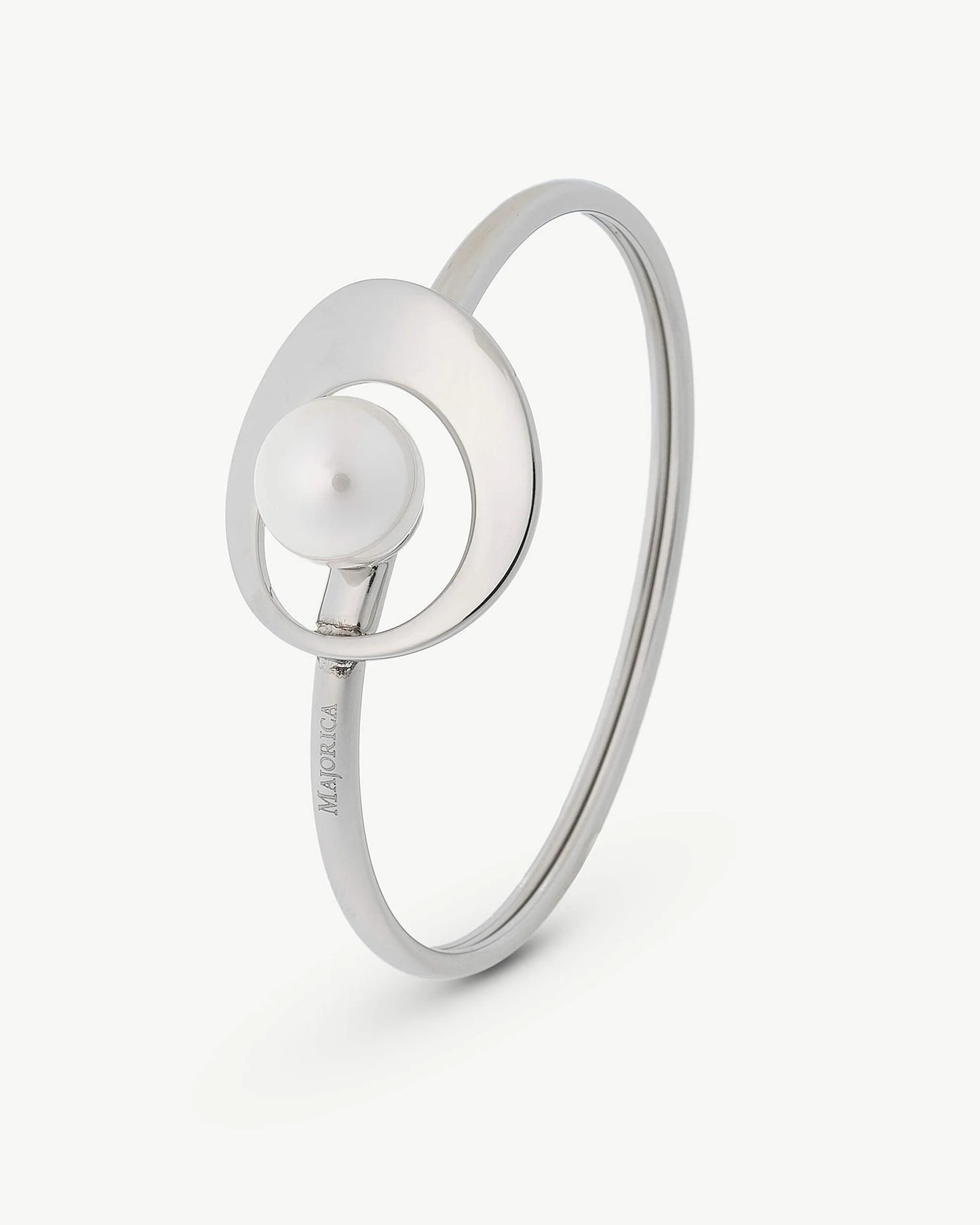 Brazalete Perla Petra en acero