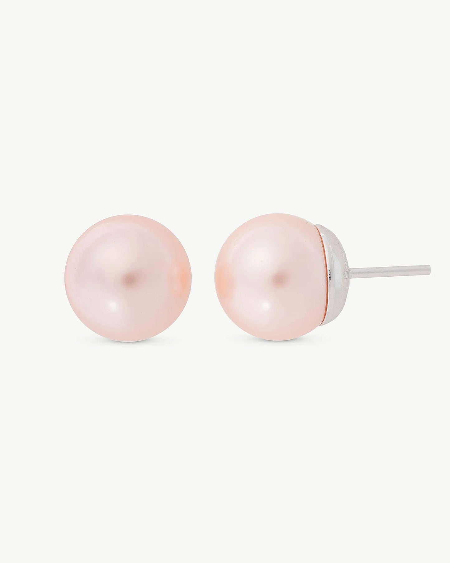 Pendientes Perla 10mm Rosa Lyra