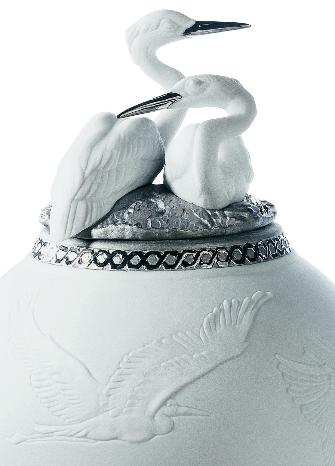 01007052 | Tibor garzas reales. Lustre plata
