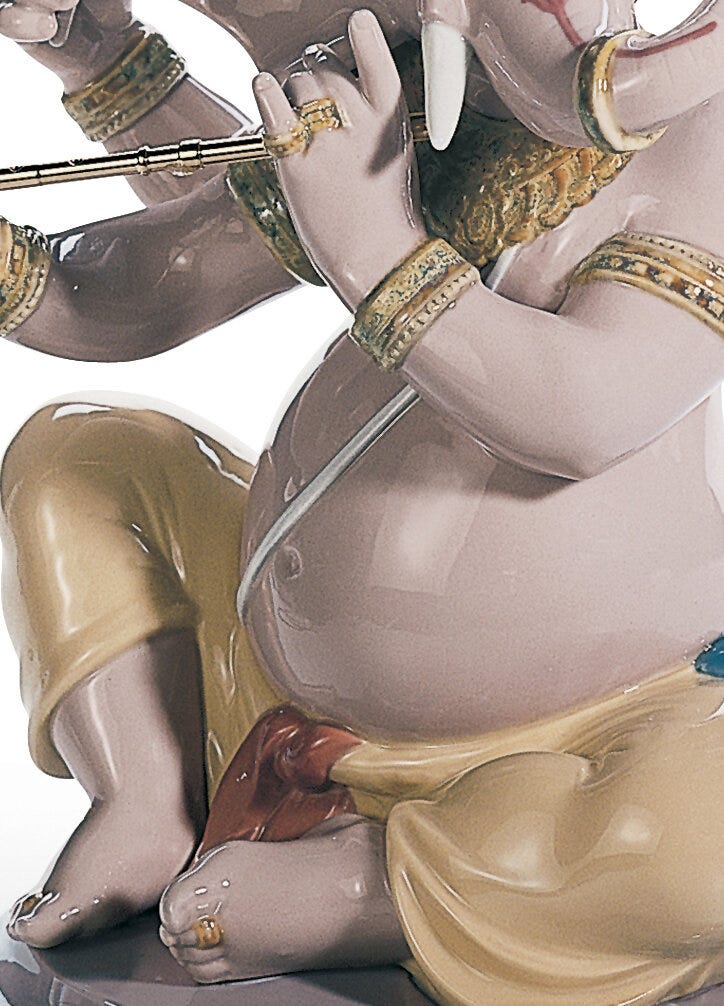 01008303 | Figura Ganesha con bansuri
