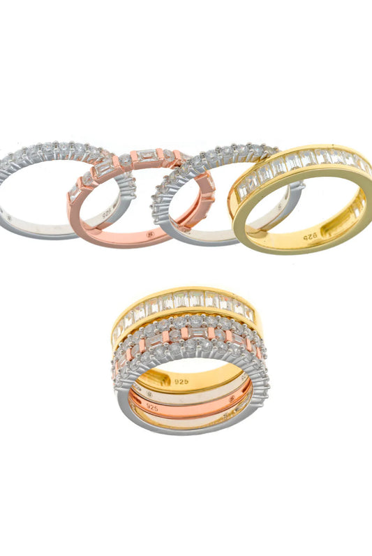 Anillo de plata elegante