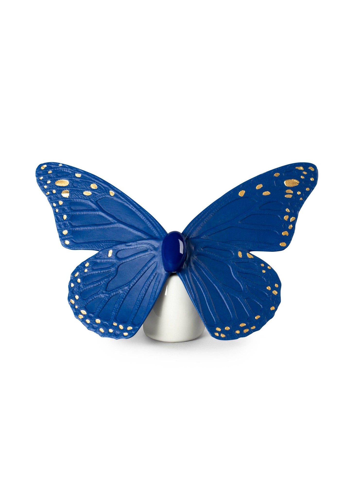 01009452 | Figura Mariposa. Lustre oro y azul