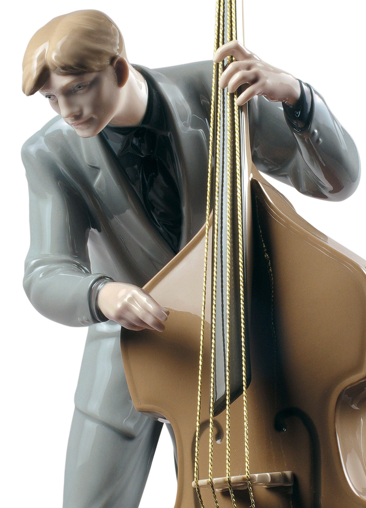 01009331 | Figura músico Contrabajista de jazz