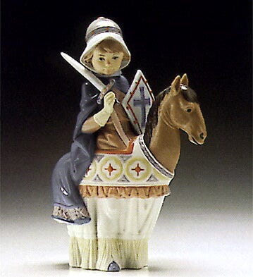01006112 | NIÑO MEDIEVAL A CABALLO
