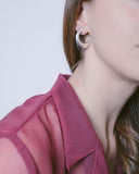 Pendientes Ciclon de líneas modernas
