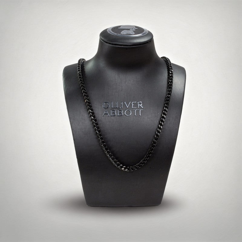 Collar trenzado negro "Southfields" | Olliver Abbott