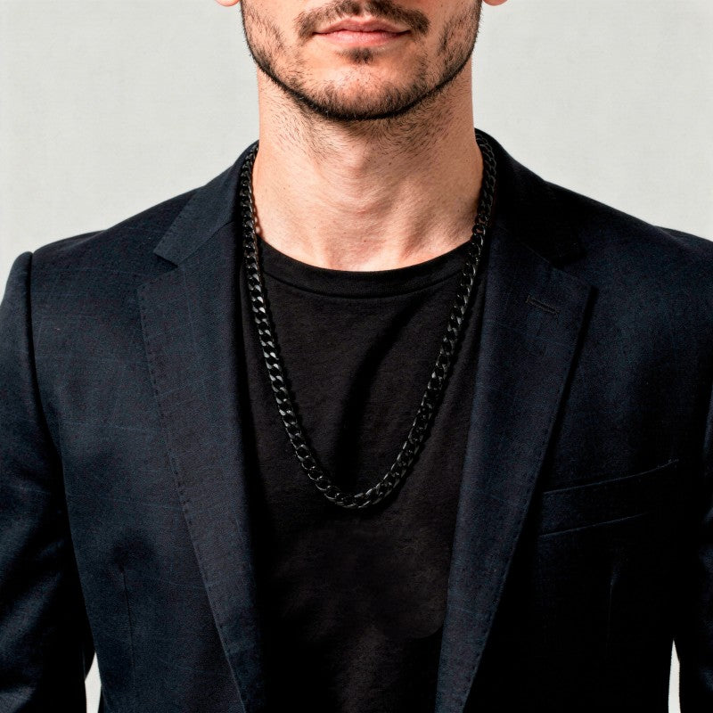 Collar trenzado negro "Southfields" | Olliver Abbott