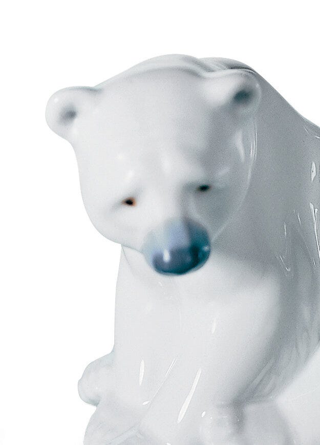 01001209 | Figura Osito sentado blanco